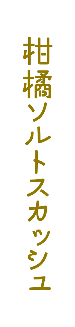 柑橘ソルトスカッシュ　